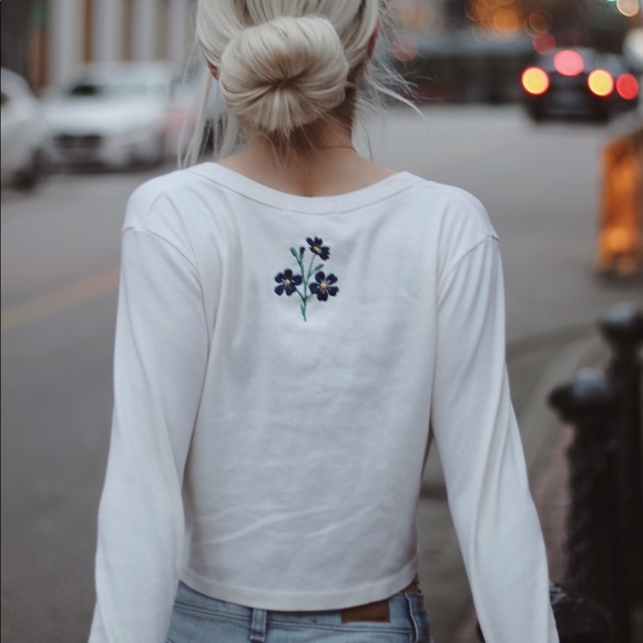 Urban Outfitters Flower Embroidery Cardigan - Picture 7 of 7